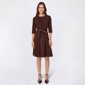 Womens Harper 241 3/4 Sleeve Zip Back Belted Crepe Sheath Dress - image 2