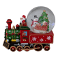 Northlight 8.5in. Green & Red Christmas Train Snow Globe - image 1
