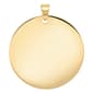 Gold Classics(tm) Polished Solid Round Coin Charm Pendant - image 1