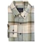 Mens Jackson Hole Long Sleeve Flannel Shirt - Seafoam Green/Tan - image 2