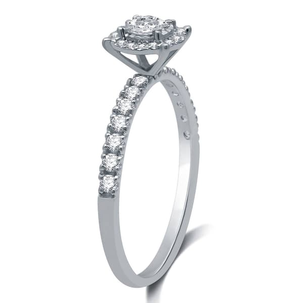Nova Star® 10kt. 1/2ctw. Lab Grown Diamond Engagement Ring