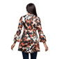 Womens 24/7 Comfort Apparel Animal Print Bell Sleeve Tunic Top - image 3