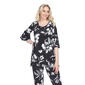 Womens White Mark 2pc. Head to Toe Floral Set - image 4