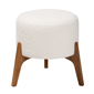Baxton Studio Elkie Japandi Wood Ottoman Footstool - image 2