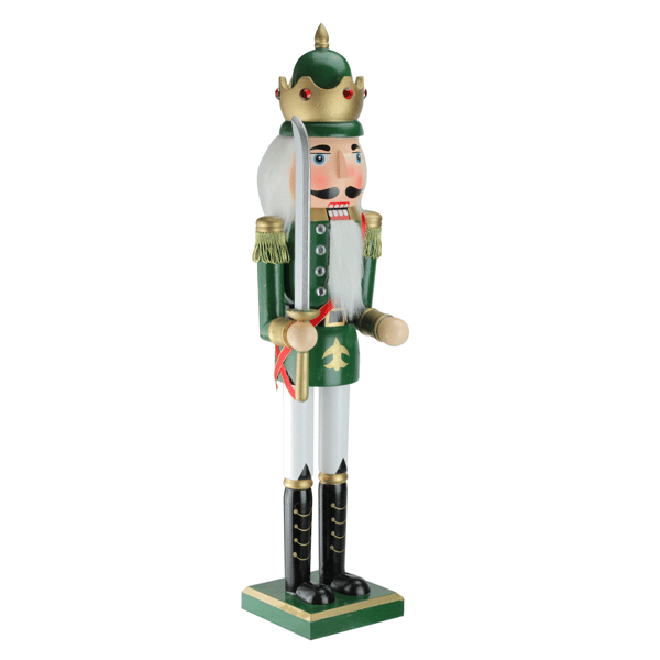 Northlight 24in. Green & Gold Christmas Nutcracker King
