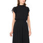 Womens MSK Flutter Sleeve Mock Neck Wide Leg Jumpsuit - image 4