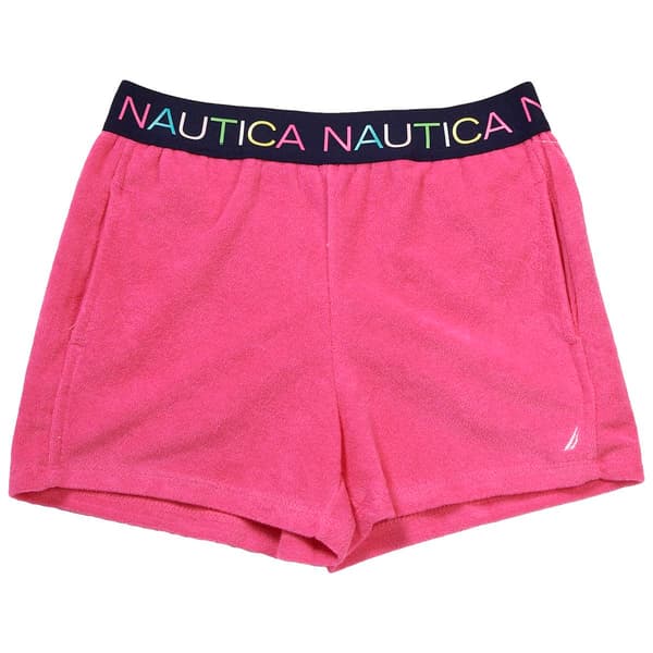 Girls &#40;7-16&#41; Nautica Pull On Shorts w/ Logo Elastic
