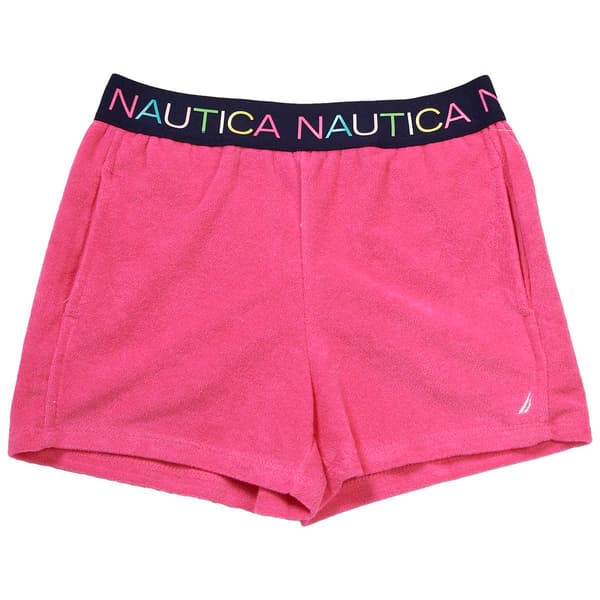 Girls &#40;7-16&#41; Nautica Pull On Shorts w/ Logo Elastic - image 