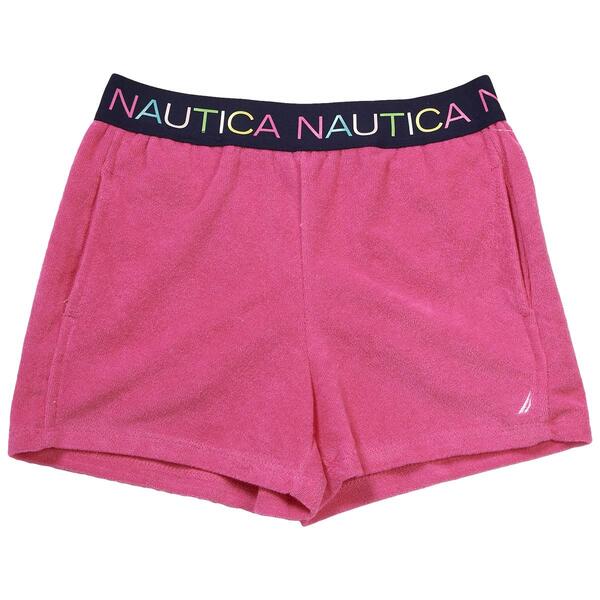 Girls &#40;7-16&#41; Nautica Pull On Shorts w/ Logo Elastic - image 