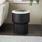 9th & Pike® Modern Black Metal Accent Table - image 2
