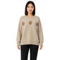 Womens Zac & Rachel Long Sleeve Daisy Floral Sweater - image 1