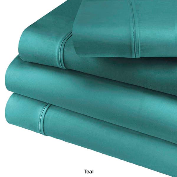 Superior Solid 600TC Cotton Blend Deep Pocket Sheet Set