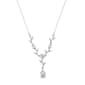 Splendere Sterling Silver Cubic Zirconia Twig Y-Necklace - image 1