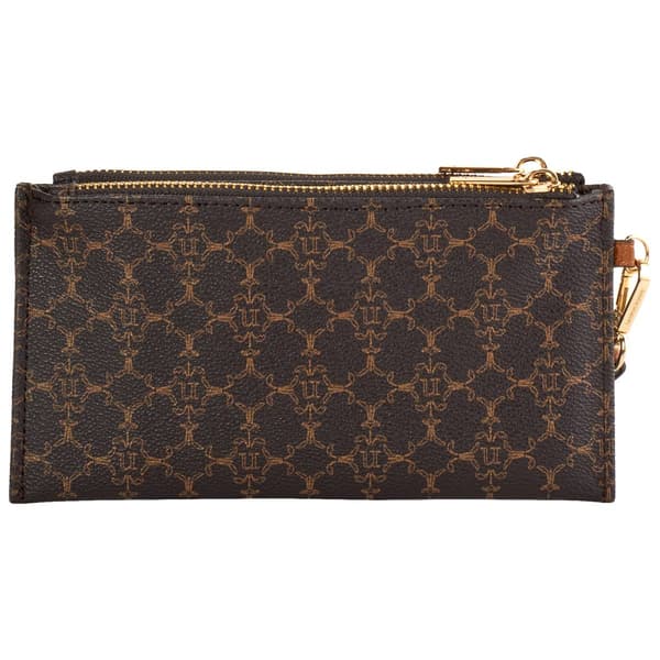 Womens Nannette Lepore Addie Wristlet - Chocolate