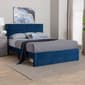Baxton Studio Elora Modern Pleated Velvet Storage Queen Bedframe - image 7