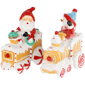 Northlight 2pc. Santa on Gingerbread Train Car Christmas Figures - image 4