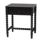 Baxton Studio Brantley Spindle 1-Drawer Nightstand - image 1