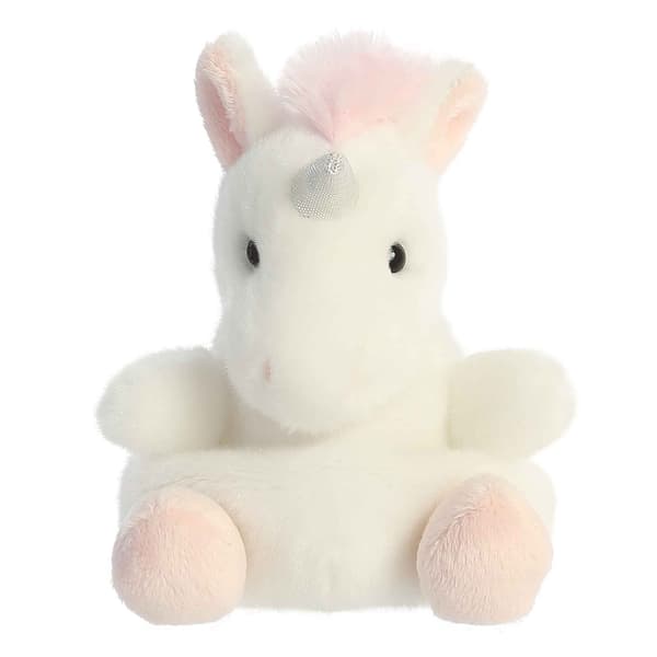 Palm Pals(tm) 4in. Sassy Unicorn(tm) Eco Friendly Plush Beanie - image 