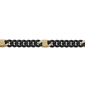 Mens Lynx Stainless Steel Two-tone 8mm Cuban Chain Necklace - image 3