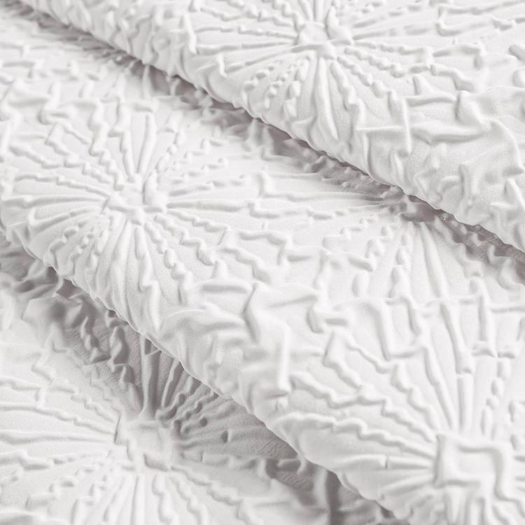 Awesome Home Starburst Crinkle Snap-In Liner Shower Curtain