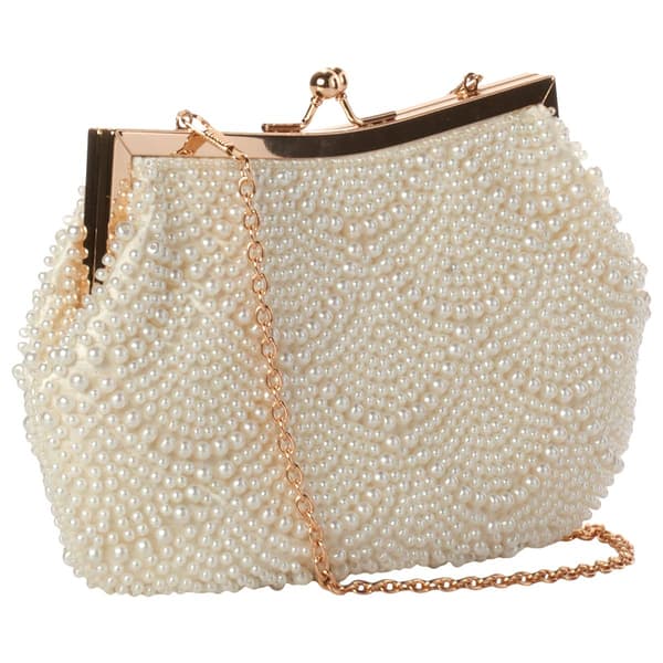 Jessica McClintock Pearl Kisslock Clutch