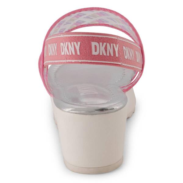 Big Girls DKNY Ashley Logo Wedge Sandals
