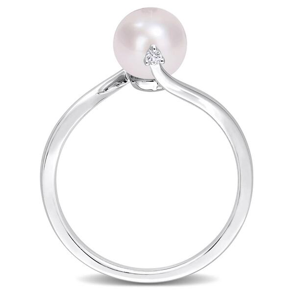 Gemstone Classics&#8482; Pearl & Sapphire Bypass Ring