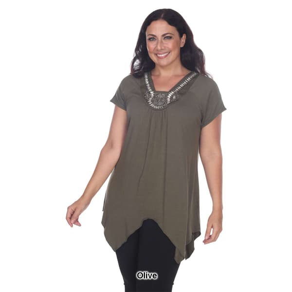 Plus Size White Mark Fenella Tunic