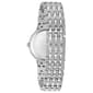 Womens Bulova Pave Crystal Bracelet Watch - 96L243 - image 3