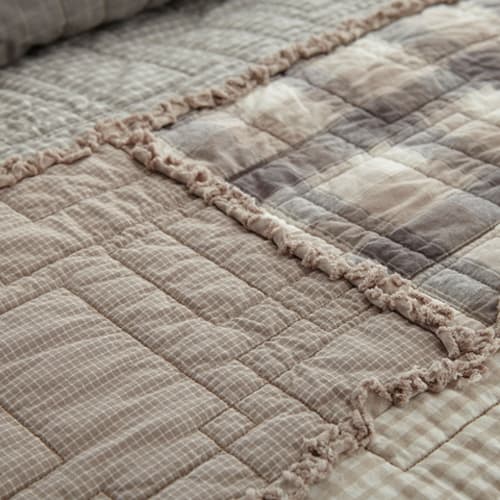 Donna Sharp Smokey Cobblestone Cotton Quilt Set