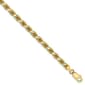 Mens Gold Classics(tm) 10kt. 4mm 9in. Semi-Solid Rope Chain Bracelet - image 1
