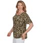 Plus Size Emaline Key Items Short Sleeve Round Neck Abstract Tee - image 4