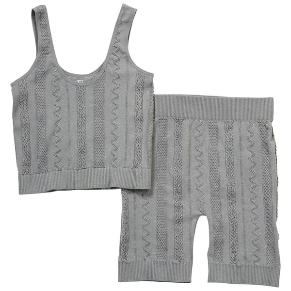 Juniors Jolie &amp; Joy Alessa 2pc. Biker Shorts Set - image 