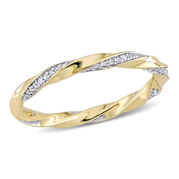 Diamond Classics&#40;tm&#41; 10kt. Gold 1/4ct. Diamond Eternity Ring - image 