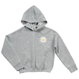 Girls &#40;7-16&#41; Jolie & Joy Daisy Chenille Patch Pullover Hoodie