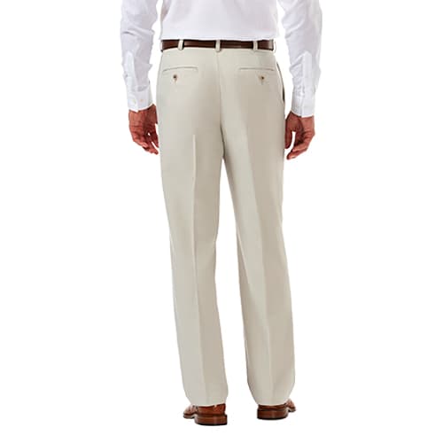 Mens Haggar&#174; Cool 18&#174; PRO Heather Classic Pleat Front Pants