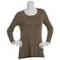 Womens Architect(R) Long Sleeve 2x2 Rib Scoop Neck Tee - image 1