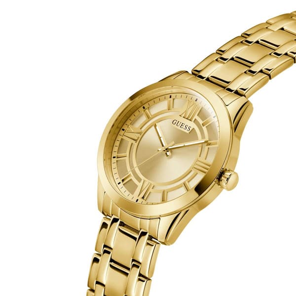 Mens GUESS Gold-Tone Analog Watch - GW0893G3