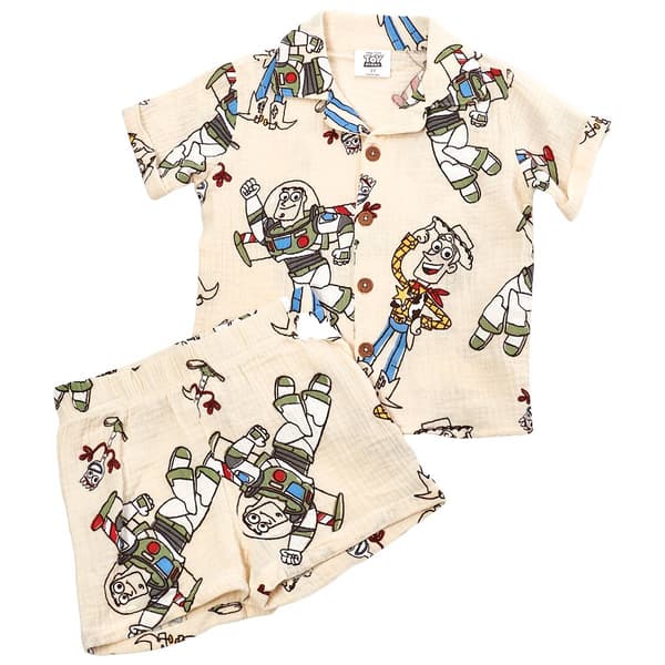 Toddler Boy Disney Pixar Toy Story Characters Top & Shorts Set - image 