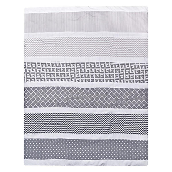 Trend Lab Ombr&#233; Grey Crib Bedding Set