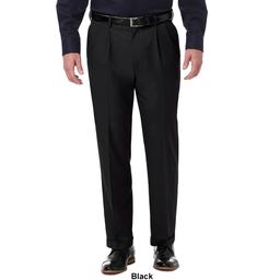 Mens Haggar® Premium Comfort Classic Fit Pleat Front Dress Pant