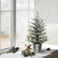 Puleo International 2ft. Metal Pot Artificial Christmas Tree - image 2