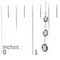 Haus of Brilliance Checkerboard Amethyst Drop & Dangle Earrings - image 5