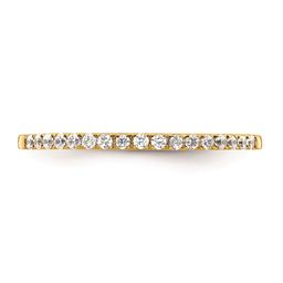 Pure Fire 14kt. Yellow Gold Lab Grown Diamond Wedding Band