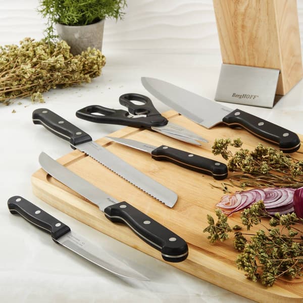 BergHOFF Pica Stainless Steel 7pc. Knife Block Set