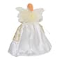 Kurt Adler 10-Light 9-Inch Ivory and Gold Angel Treetop - image 4