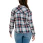 Womens Zac & Rachel Long Sleeve Tartan Button Down - image 2