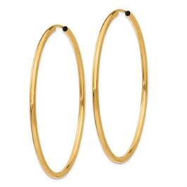 Gold Classics&#8482; 45mm. 14k Endless Polished Hoop Earrings
