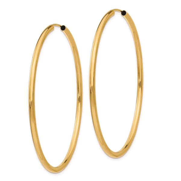Gold Classics™ 45mm. 14k Endless Polished Hoop Earrings