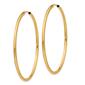 Gold Classics&#8482; 45mm. 14k Endless Polished Hoop Earrings - image 2